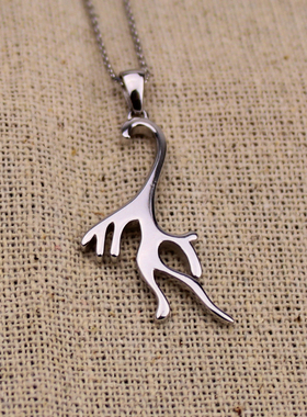 南风歌原创设计《纯银女男士项链