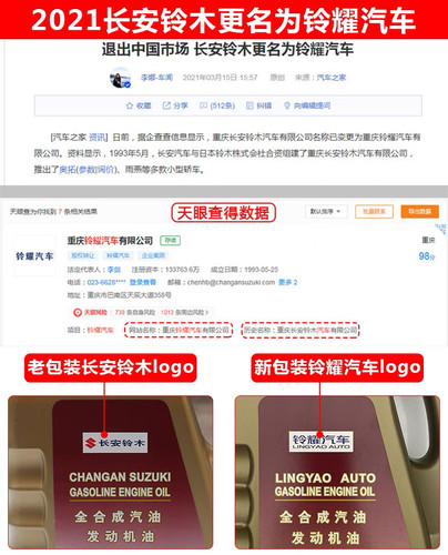 铃木维特拉锋驭骁途启悦天语雨燕新奥拓出光全合成4L机油SN5W30 - 图3