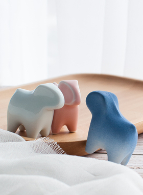 创意手工陶瓷装饰品生肖送女生