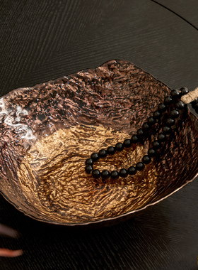 新中式氛围感手绘花器烛台花器