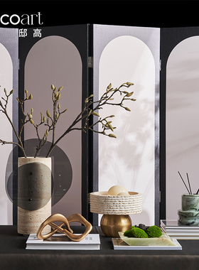 中古风当代艺术邸高花器装饰摆件
