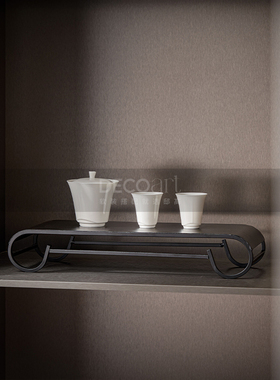 样板间茶房柜体挂画装饰陈列摆件