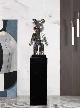 机器商场橱窗玻璃钢暴力熊大摆件