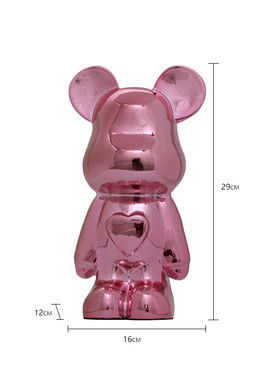 kaws暴力熊艺术风公仔软装饰品