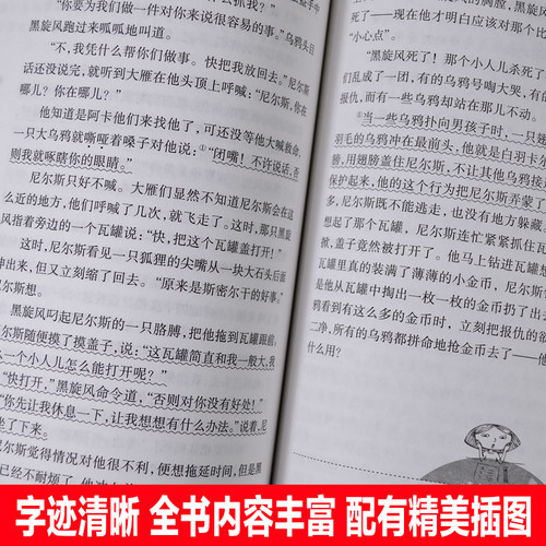 尼尔斯骑鹅旅行记原著正版三四五六年级课外书必读老师推荐人教版爱阅读课程化丛书快乐读书吧天地出版社儿童故事书畅销少儿读物 - 图2