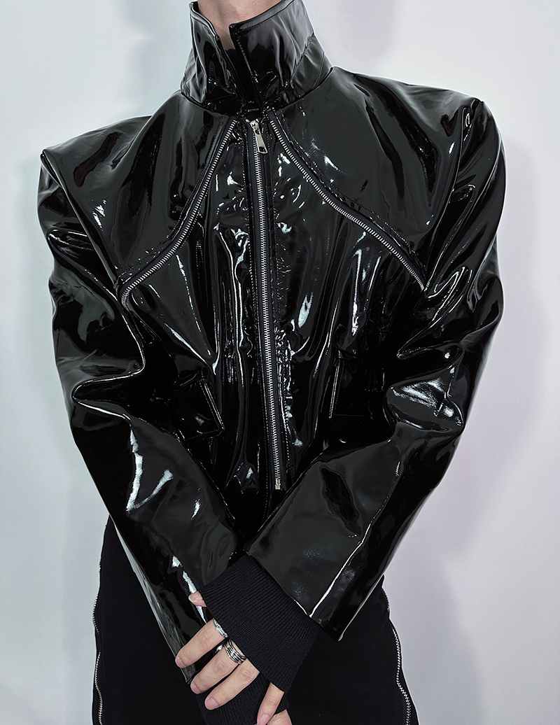 杨一帆潮牌皮衣男款秋冬季新修身外套帅气休闲美式复古机车皮夹克,淘宝优惠券,粉丝福利购,淘宝优惠卷