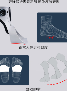 新材料脚踝足托支具足内外翻下垂