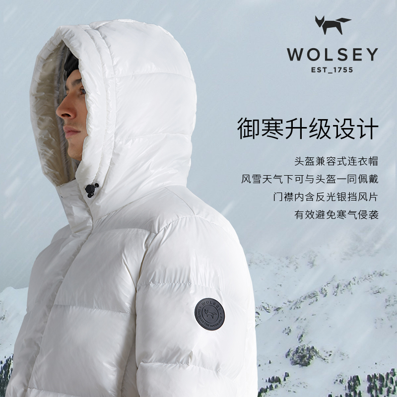 WolseyPolarY斓极超长羽绒服