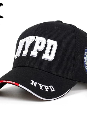 NYPD纽约警署FDNY消防局可调节棒球帽子拓展俱乐部帽子玩家鸭舌帽