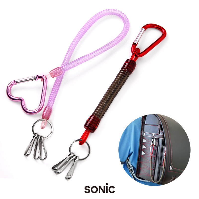 日本索尼克钥匙挂绳SONIC小学生可爱伸缩式公交卡挂绳钥匙链-图0
