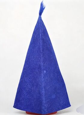 戏曲老生毡帽戏曲帽京剧头饰轿夫家丁衙役渔夫管家帽表演渔翁帽子