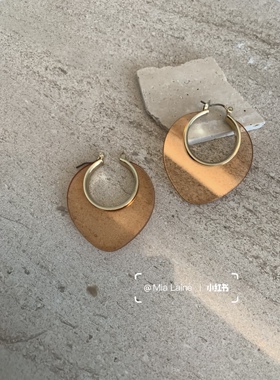 Atelier Koa 植物 超级美的颜色 韩国温柔耳环