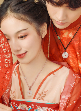 天然和田玉平安扣吊坠