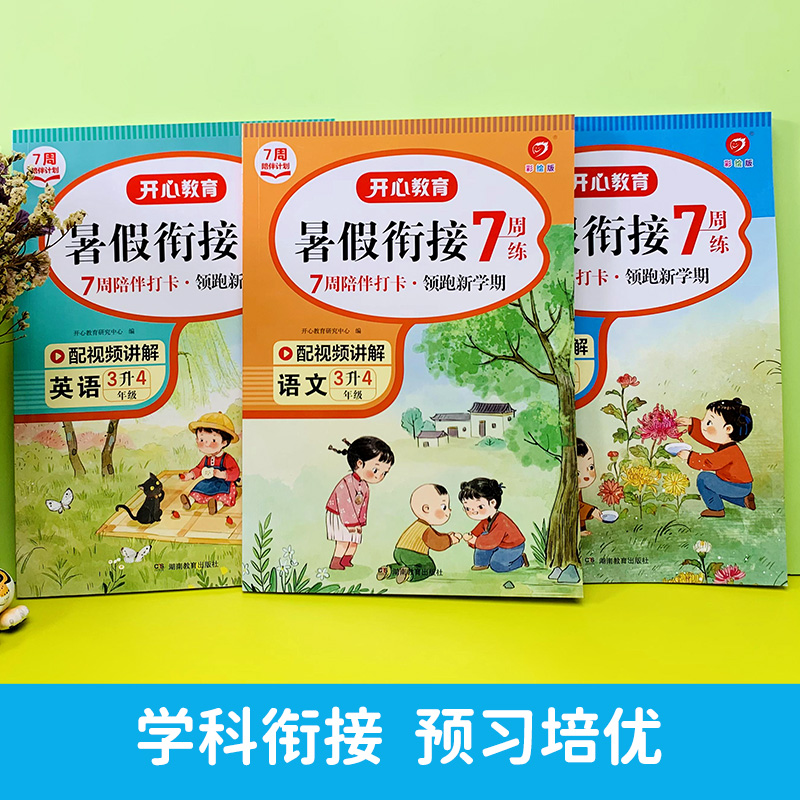 开心暑假衔接作业本小学