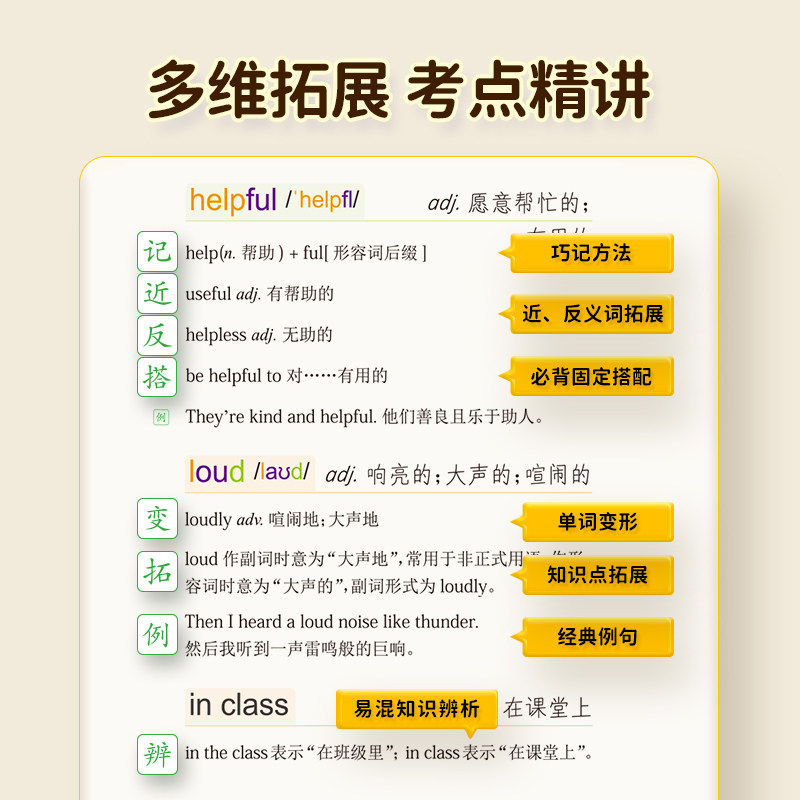 【易蓓】初中学霸都这样背英语单词译林版七八九年级基础英语单词语法默写练习词汇表记忆自然拼读速记法记背神器同步课本教辅书