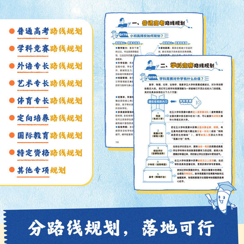 从小规划大学上下册正版985/211介绍中国大学的书高中规划张雪峰启蒙高考志愿填报指南轻松成为学霸从大学选起走近大学城开心2025