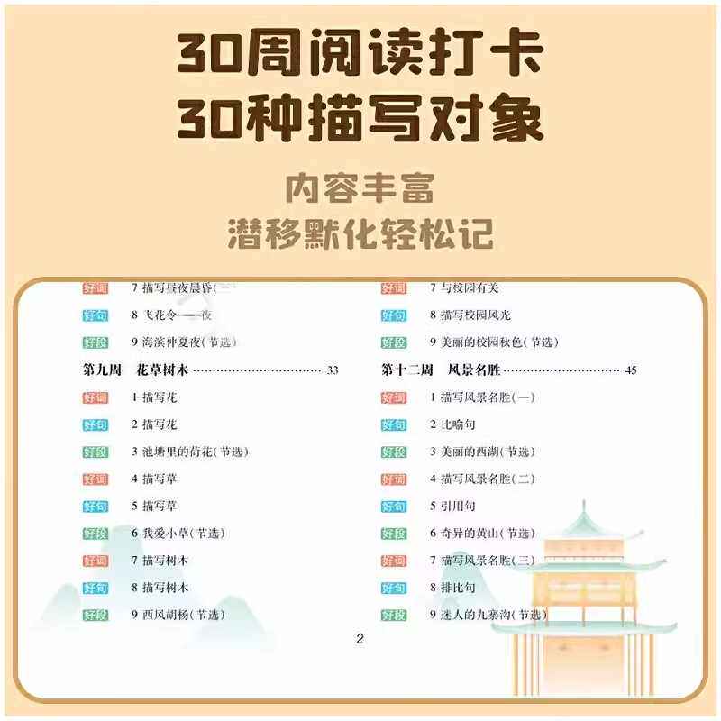 小橙同学337晨读法小学英语美文作文答题模板一二三四五六年级通用优美句子积累古诗文晨诵晚读积累大全好词好句好段课外辅导资料