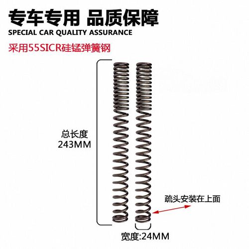 台湾BGM适用雅马哈nmax NVX155前减震前避震改装前叉加强加硬弹簧 - 图1