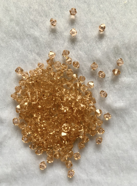今石缘水晶珠3/4毫米 捷克进口水晶 DIY串珠辅料材料