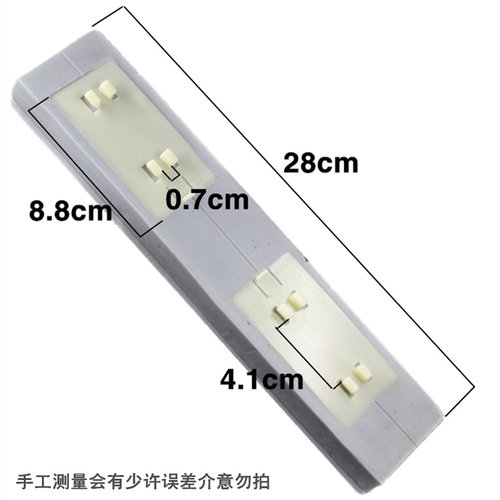 胶棉拖把头 对折式海绵拖把替换头窄口28厘米用型 吸水挤水家用 - 图1