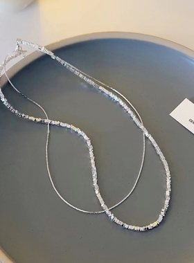 其他无合金碎银子女细闪项链