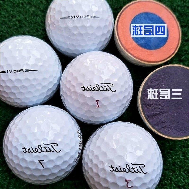 高尔夫球Titleist Prov1v1x三层四层球二手球泰勒梅五层球下场球 - 图0