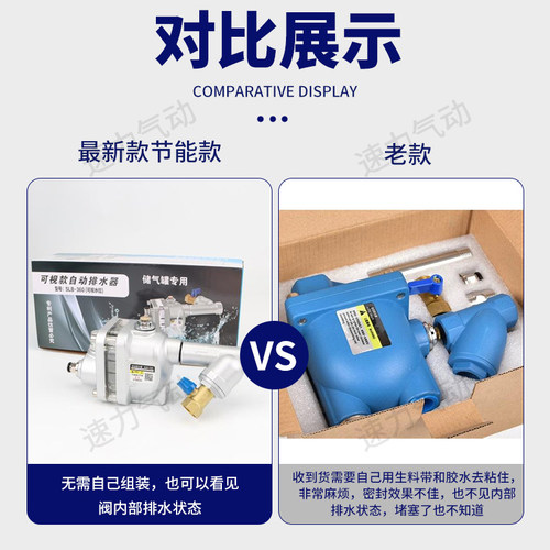 空压机储气罐自动排水器气泵压缩空气SLB360自动排水器浮球式放水 - 图0