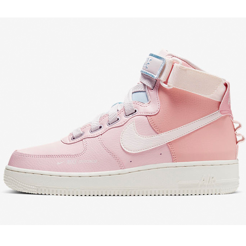 妖精之歌 Nike Air Force 1 AF1浅粉女子机能板鞋CQ4810-621-图3