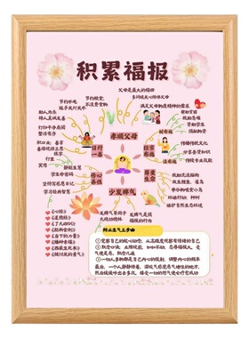 积累福正能量相框摆台劝善践行