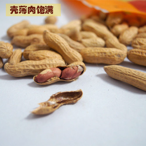 新昌特产小京生炒花生带壳红皮干果原咸味年货礼坚果食品过年送礼 - 图1