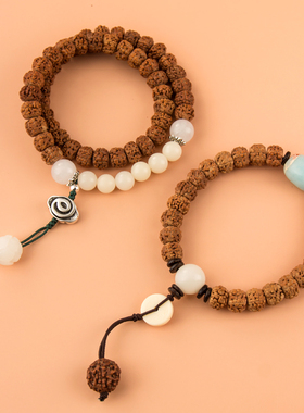 金刚手串手链白玉菩提寿山石创意