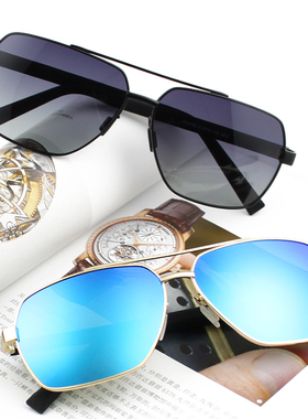 艾迪雅格墨镜偏光男士反光炫彩