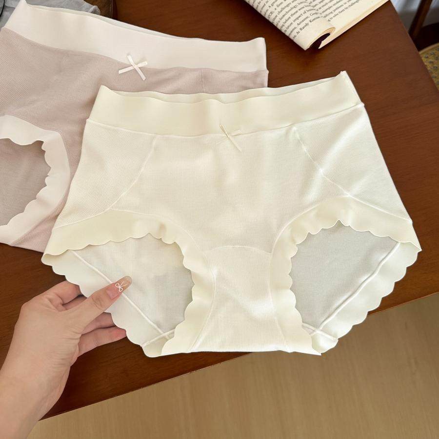 购4条包邮~莫兰迪糯叽叽磨毛腈纶自发热中高腰微收腹女内裤7A抑菌,淘宝优惠券,粉丝福利购,淘宝优惠卷