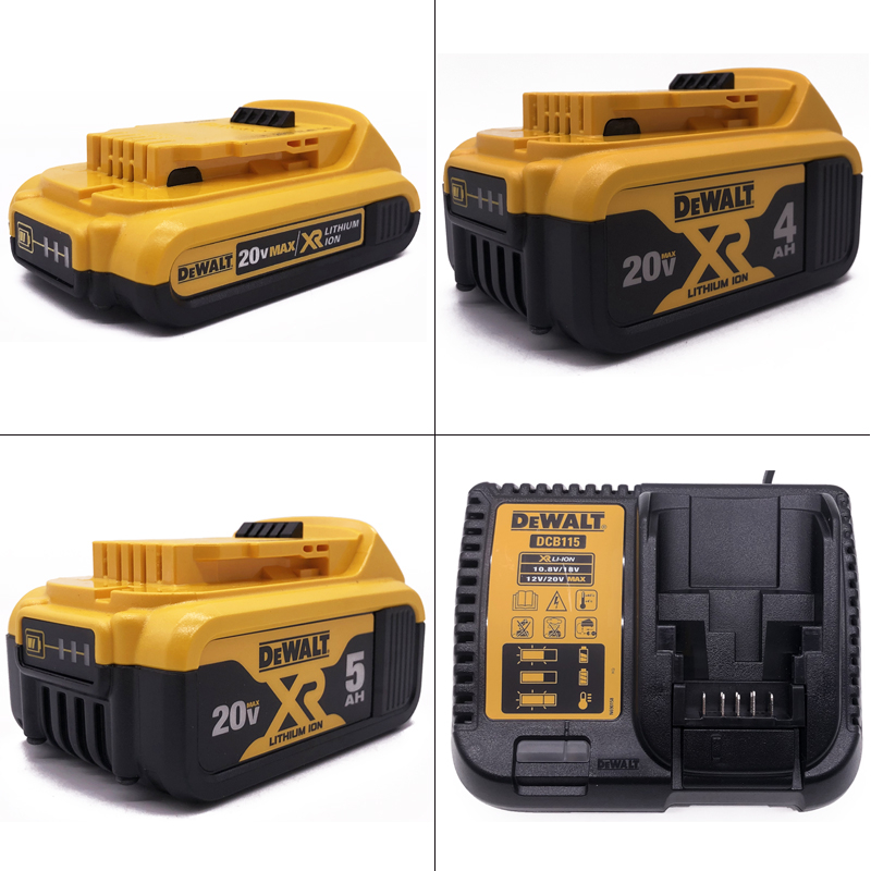 正品得伟DEWALT10.8V/12V/18V/20V/60V原装锂电池通用快速充电器 - 图2