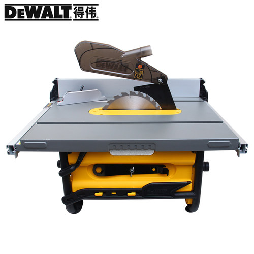 正品得伟DEWALT紧凑型DWE7492轻便大切割宽度精密木工推台锯DW745 - 图1
