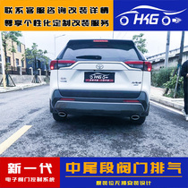 HKG applies Toyota Carollareling to dazzling Hanranda Sbarru Motor exhaust retrofitting midtail section