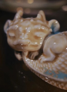 炸窑社陶瓷茶宠手作雕塑