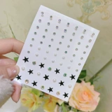 Цена очистки!Diamond Dear Diamond Pearl Diamond Eyes Face Decorative Exotic Princess Photo Jewelry