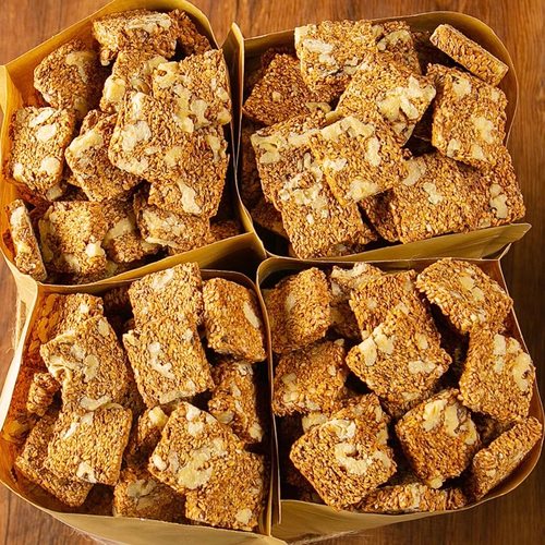 【食补滋养】亚麻籽核桃酥无蔗糖芝麻坚果花生酥滋补健康糕点零食 - 图2