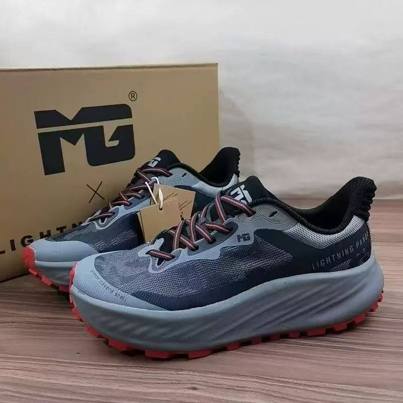 出口高端MG越野跑鞋男女宽楦厚底轻便透气户外缓震运动徒步休闲鞋,淘宝优惠券,粉丝福利购,淘宝优惠卷