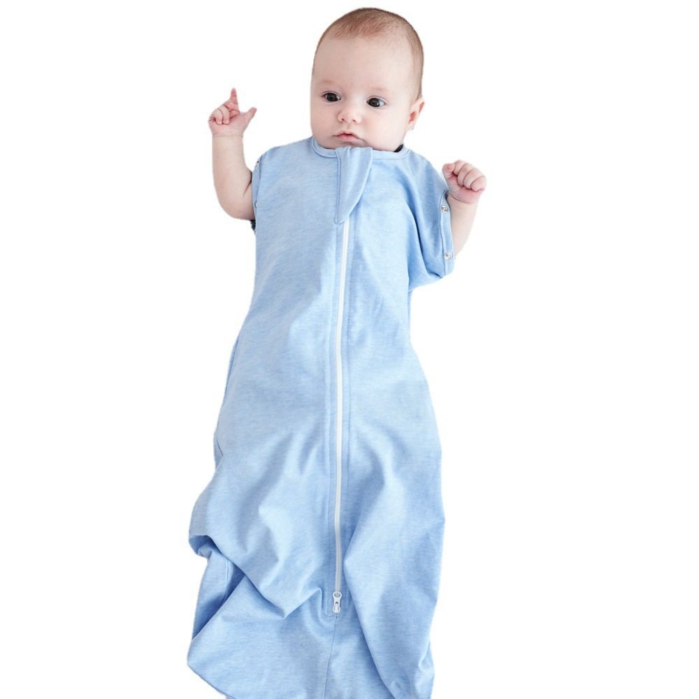 茵秀丽夏季薄款婴儿防惊跳襁褓包巾新生儿纯棉弹力可拆袖婴儿睡袋,淘宝优惠券,粉丝福利购,淘宝优惠卷