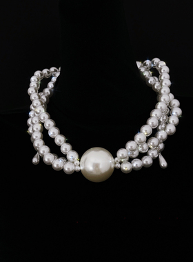 CAROLLL彩珠口塞高级定制流苏水滴精致口塞