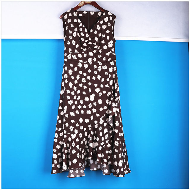 Elegant old brand plus size high-end dress