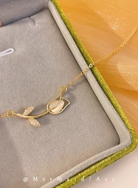 花朵项链流苏锁骨链新潮配饰颈链