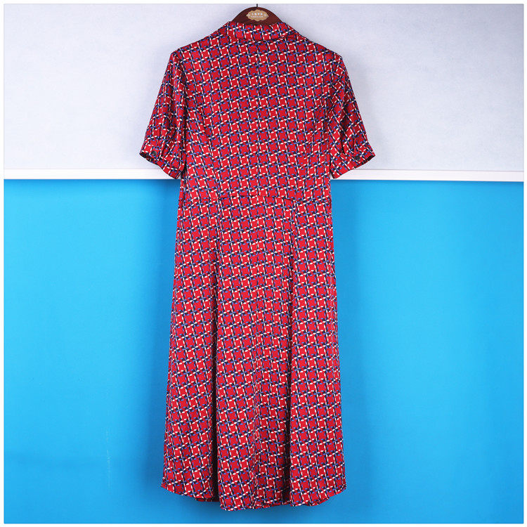 丽新折扣女装 H海10 系列 24夏装端庄时尚气质舒适几何图女连衣裙