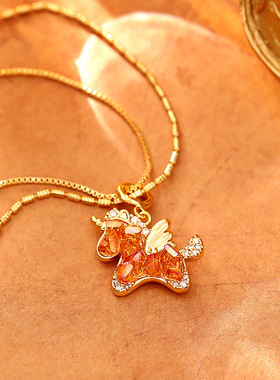 项链女轻奢感小众爆款锁骨链