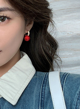 新款耳环耳钉气质本命年耳饰女