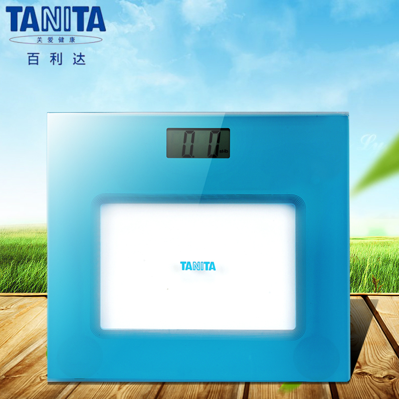 百利達TANITA正品家用超薄精確健康人體秤體重計電子體重秤HD-379