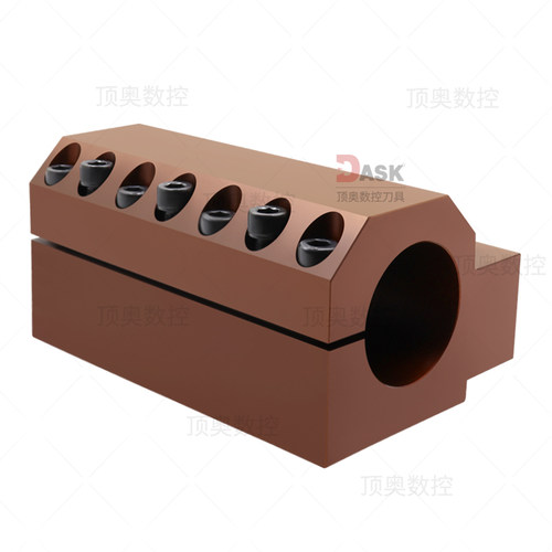 抱紧式刀座减震刀座环抱式内径车刀架抗阻尼车床辅助刀座加长款 - 图3