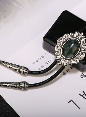 牛仔男士领结领绳配饰波洛领带